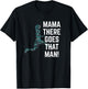 Mama, da geht dieser Mann Basketball Line Drawings T-Shirt - T-Shirt | Black