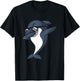 Cool Dabbing Shark Shirt | Funny Shark Dab T-Shirt - T-Shirt | Black