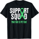 Liver Cancer Support Squad Liver Cancer Awareness T-Shirt - T-Shirt | Black
