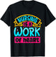 Nursing Is A Work Of Heart | Nurse T-Shirt - T-Shirt | Black