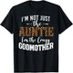 I'm Not Just The Auntie I'm The Crazy Godmother Leopard T-Shirt - T-Shirt | Black