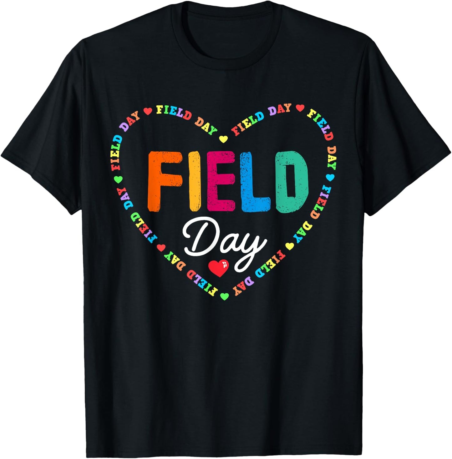 Field Day Squad 2023 Physical Education Gym Teacher P.E Crew T-Shirt - T-Shirt | Black