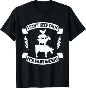 Fun State and County Fair Show - Farm Animal Showing Quote T-Shirt - T-Shirt | Black