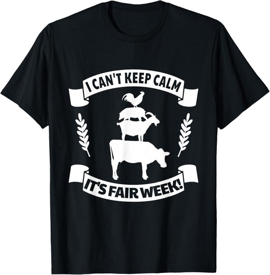 Fun State and County Fair Show - Farm Animal Showing Quote T-Shirt - T-Shirt | Black