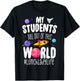 School Lunch Lady My Students Are Out Of This World Space T-Shirt - T-Shirt | Black