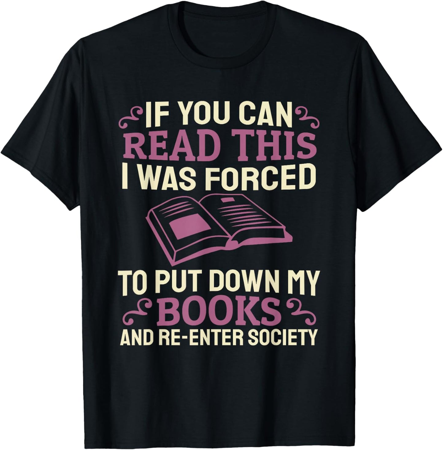 Bookworm Avid Reader Books Literature - Book Lover Reading T-Shirt - T-Shirt | Black