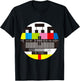 No Signal TV Test Screen Funny Nostalgic T-Shirt - T-Shirt | Black