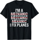 Airplane Mechanic Funny Plane Pilot Aircraft Technician T-Shirt - T-Shirt | Black