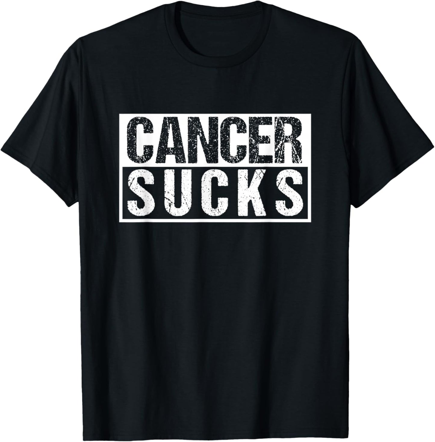 Cancer Sucks For A Cancer Survivor Gift T-Shirt - T-Shirt | Black