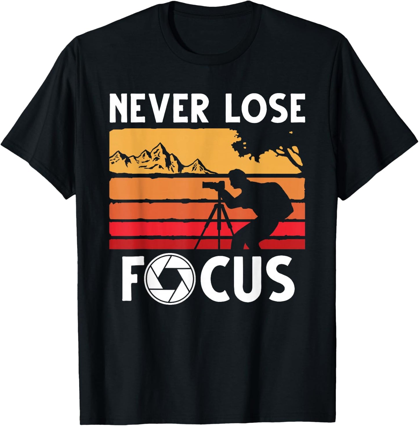 Cool Photography Art Women Photographer Camera Lover T-Shirt - T-Shirt | Black