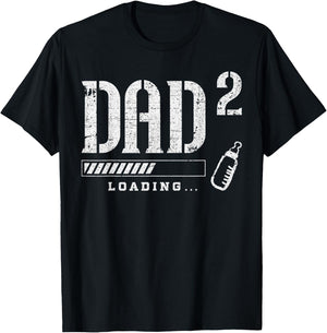 Expectant Dad Twins 2nd Child T-Shirt - T-Shirt | Black