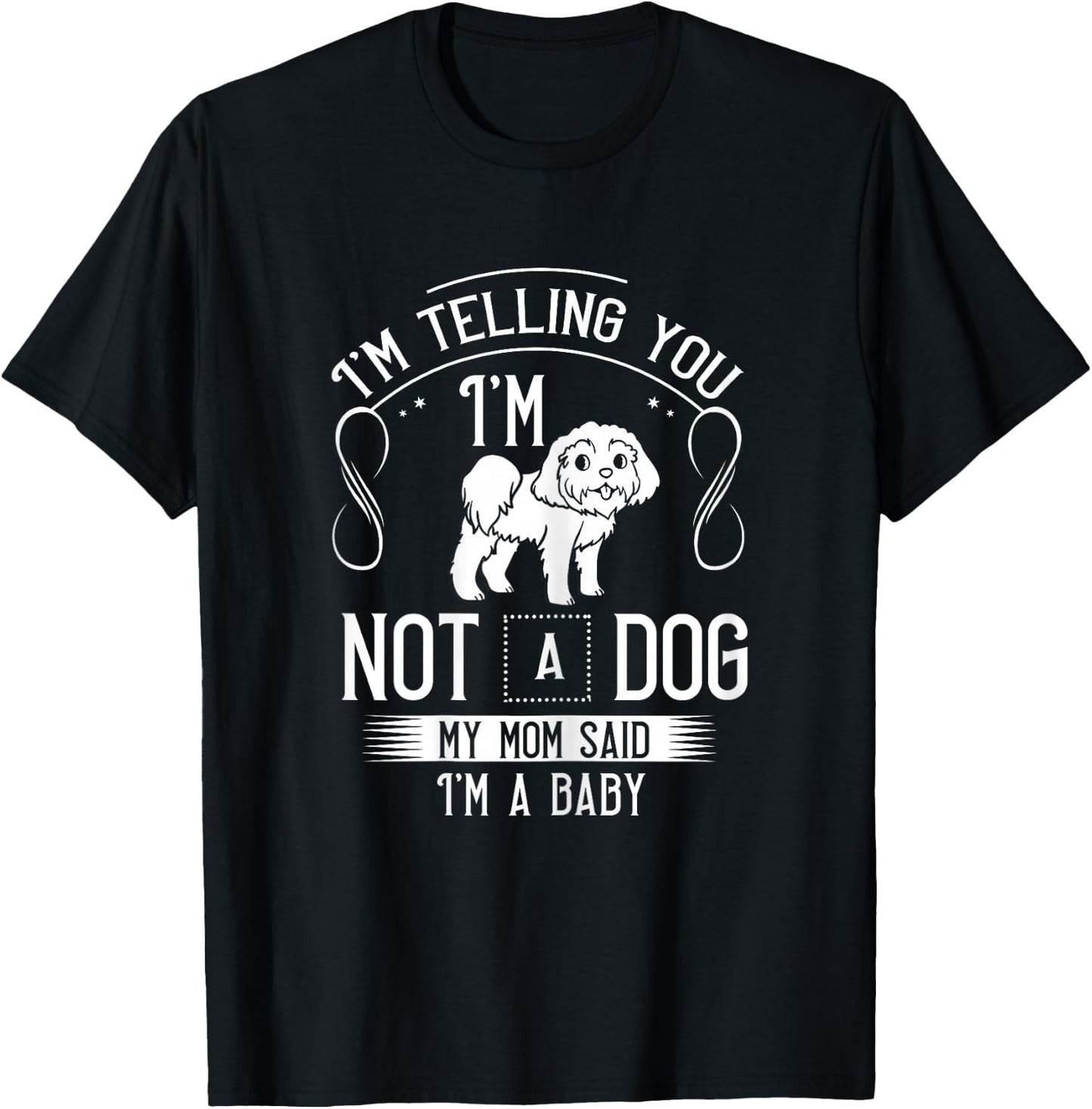 Shih Poo Dog Puppies Owner Lover T-Shirt - T-Shirt | Black
