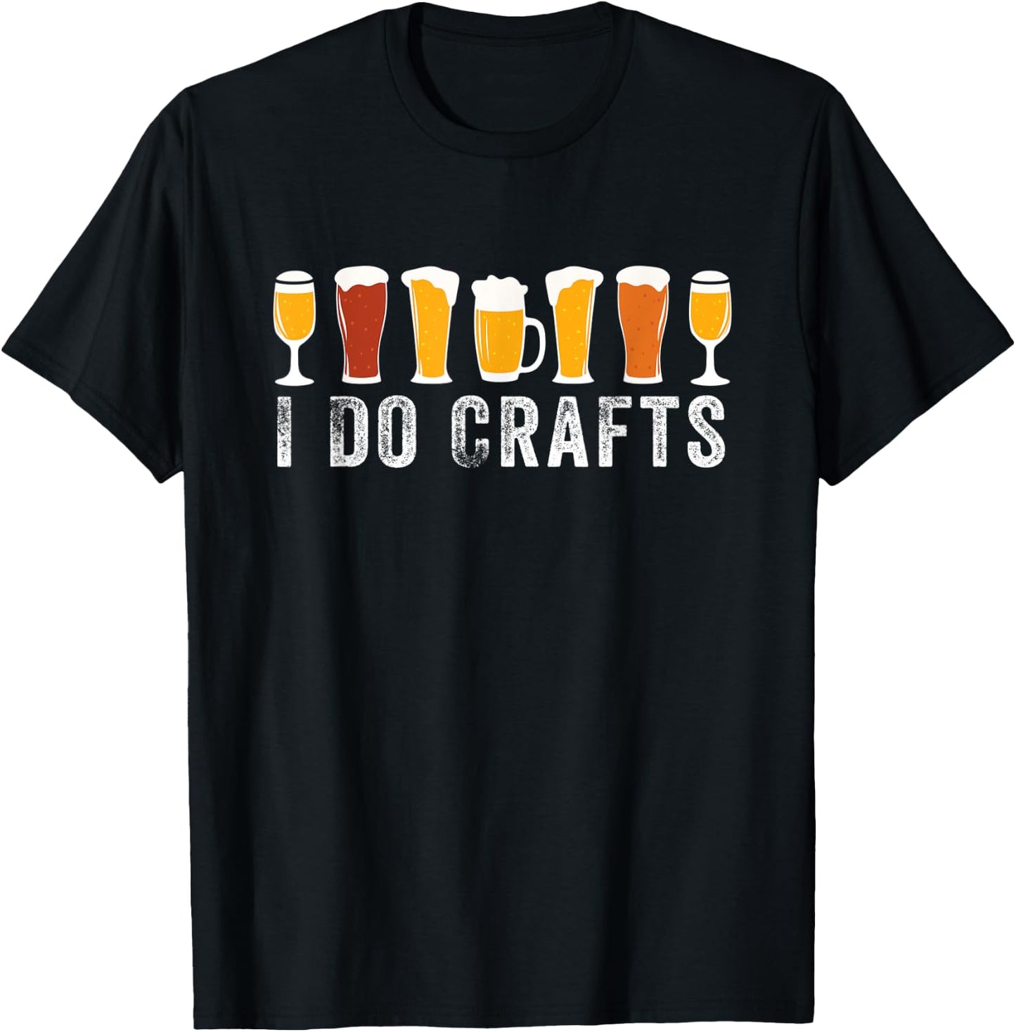 I Do Crafts Beer Brewer Home Brewing Making Drinking Dad T-Shirt - T-Shirt | Black