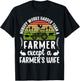 Farmer's Wife Farm Wife Of A Farmer Wife T-Shirt - T-Shirt | Black