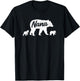 Vintage Nana Grandma Bear with 2 Cub Mother's Day T-Shirt - T-Shirt | Black