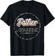 Retro Fathers Day Jeremiah Dad Noun Bible Verse Quote T-Shirt - T-Shirt | Black