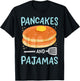 Pancakes Pajamas T-Shirt - T-Shirt | Black