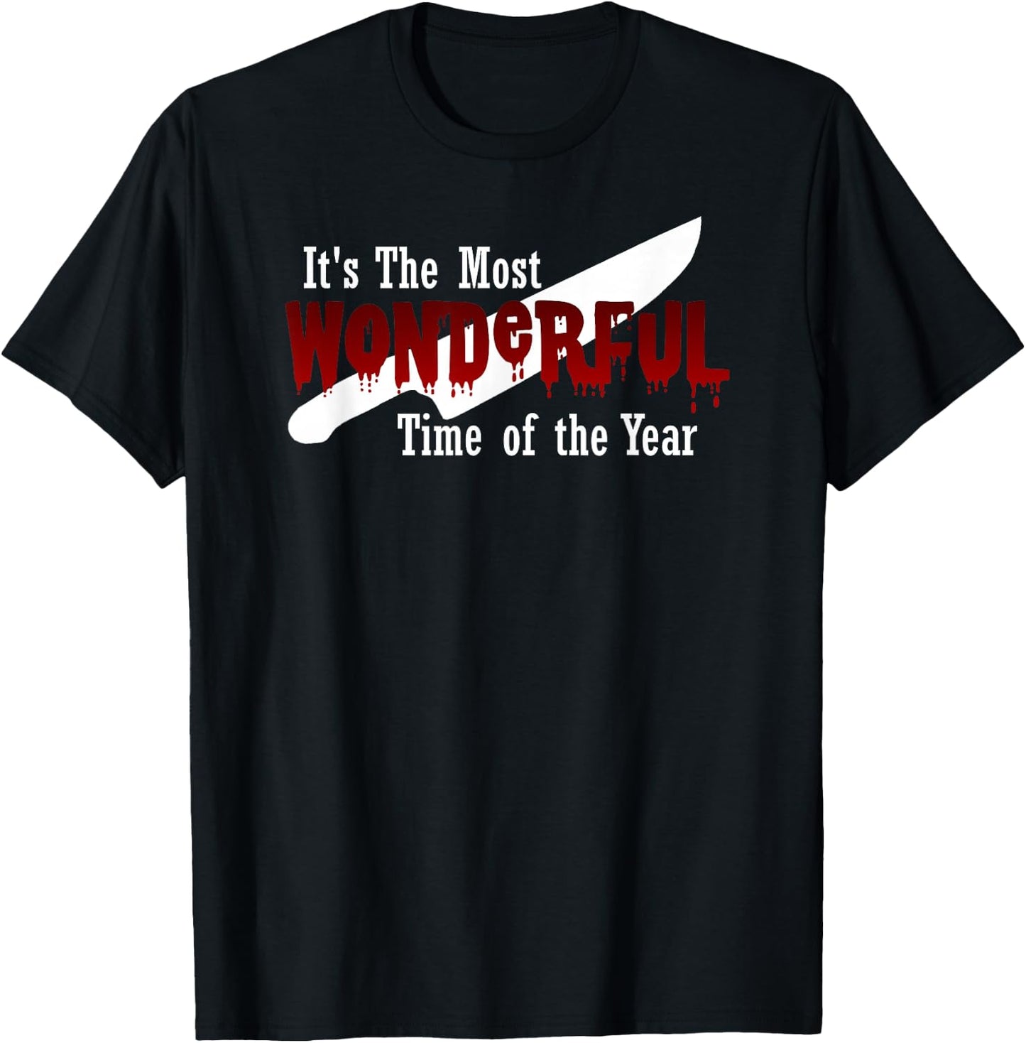 The Most Wonderful TIME of The Year Funny Halloween Graphic T-Shirt - T-Shirt | Black
