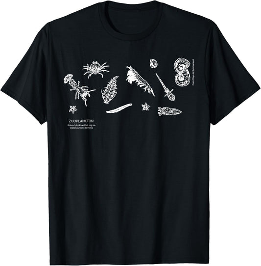 Zooplankton Marine Biology Ocean Scientist Science Teacher T-Shirt - T-Shirt | Black