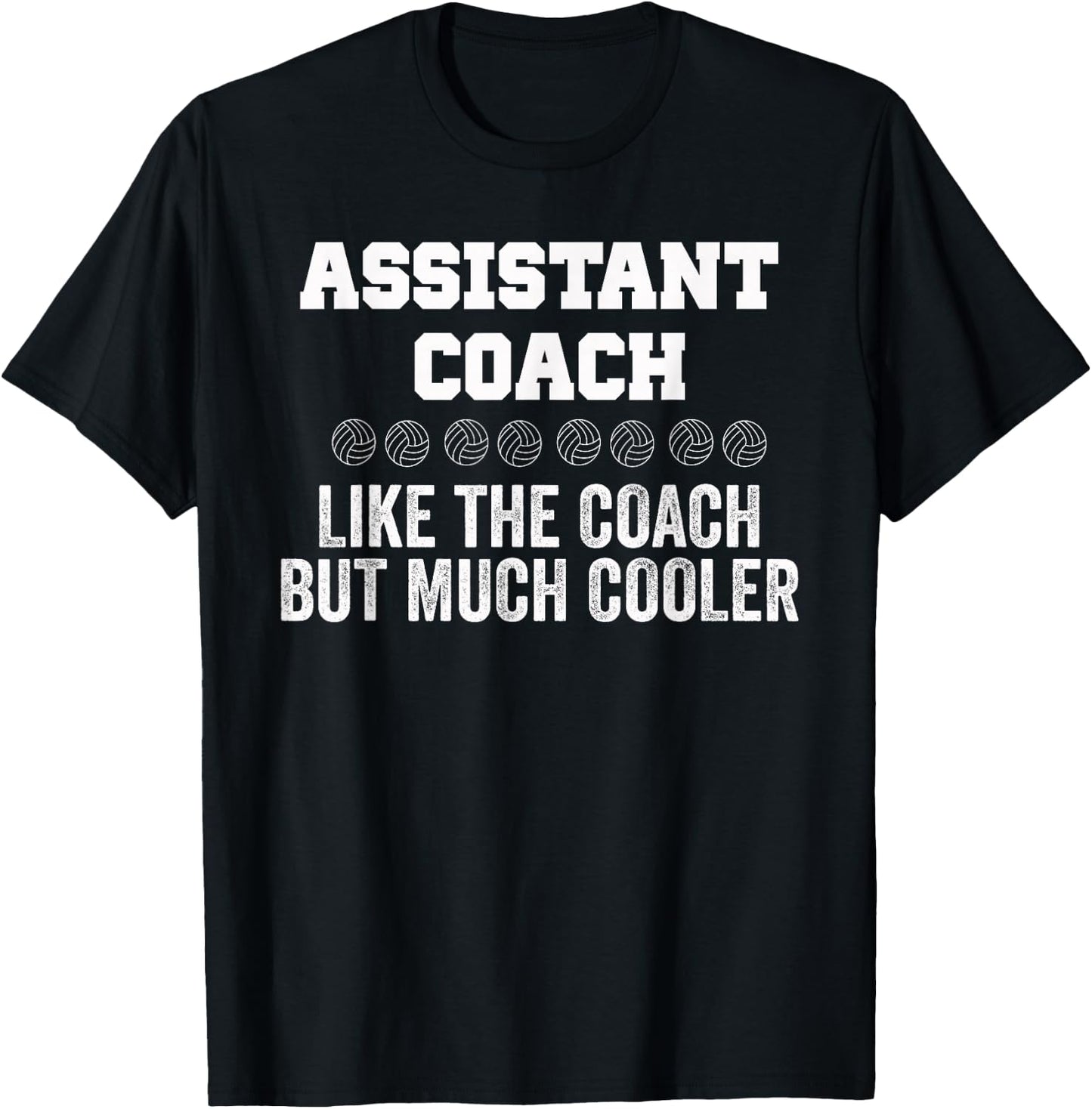 Professional Assistant Volleyball Coach - Funny Coaching T-Shirt - T-Shirt | Black