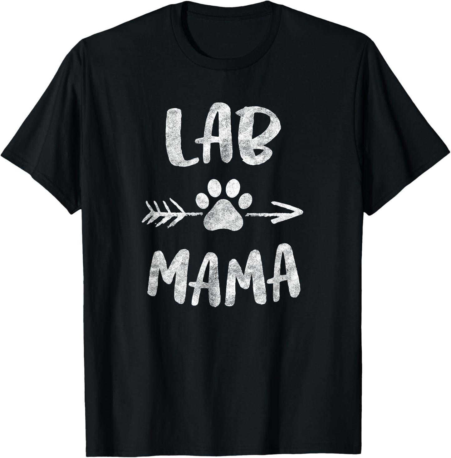 Lab Mama Labrador Retriever Lover Owner Gifts Dog Mom Mother Women Kids T-Shirt - T-Shirt | Black