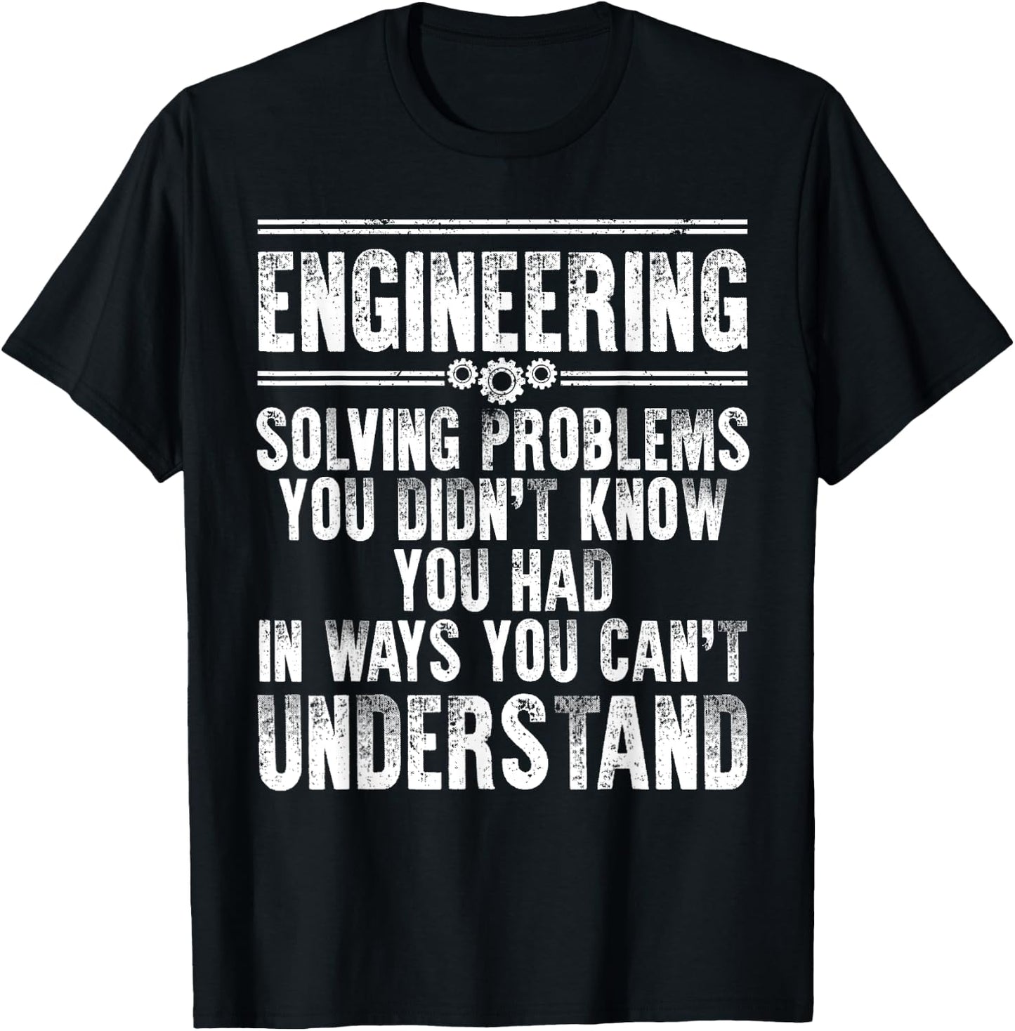 Funny Engineering Design Women Kids Engineer Student T-Shirt - T-Shirt | Black
