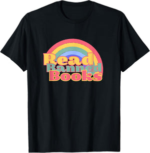 I Read Banned Books Week Librarian Teacher Reader Nerd T-Shirt - T-Shirt | Black