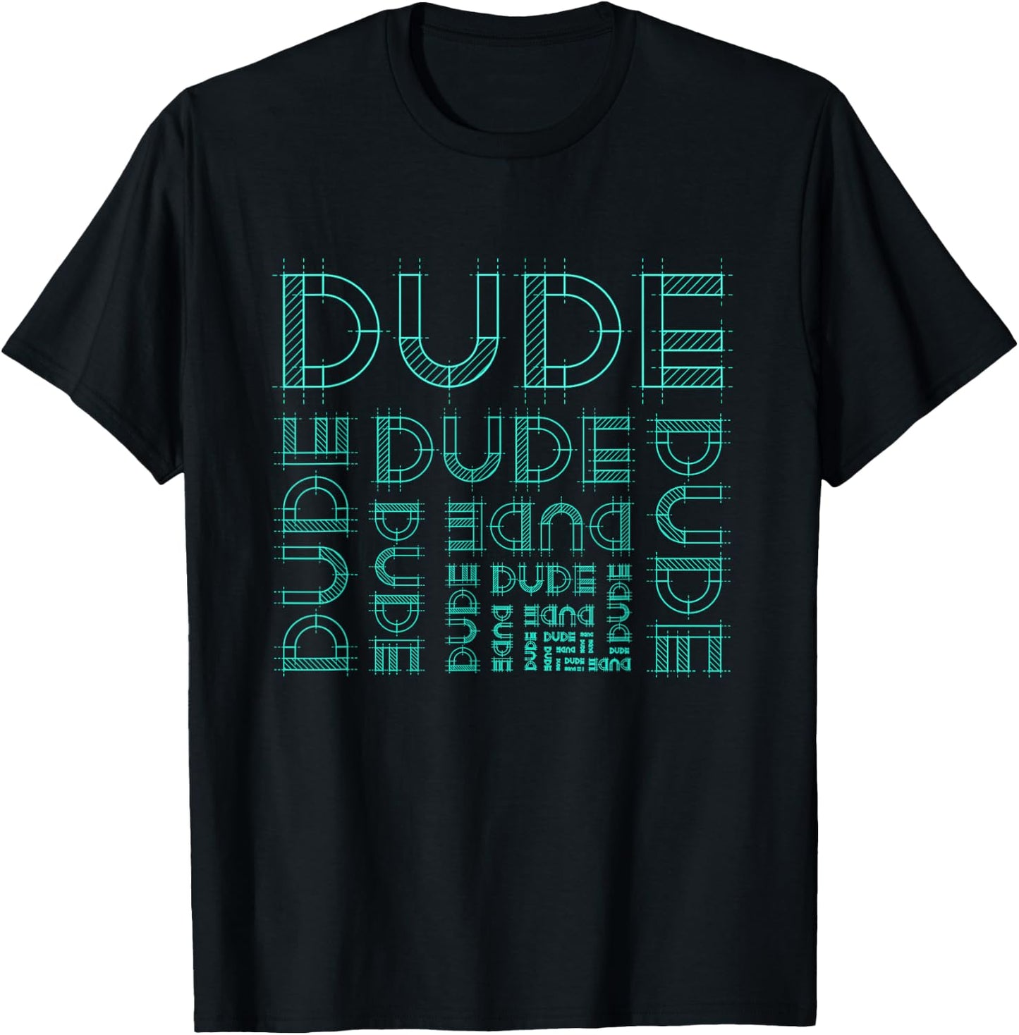 Perfect Dude Shirts Youth Boys Men Perfect Dude Shirt Dude T-Shirt - T-Shirt | Black