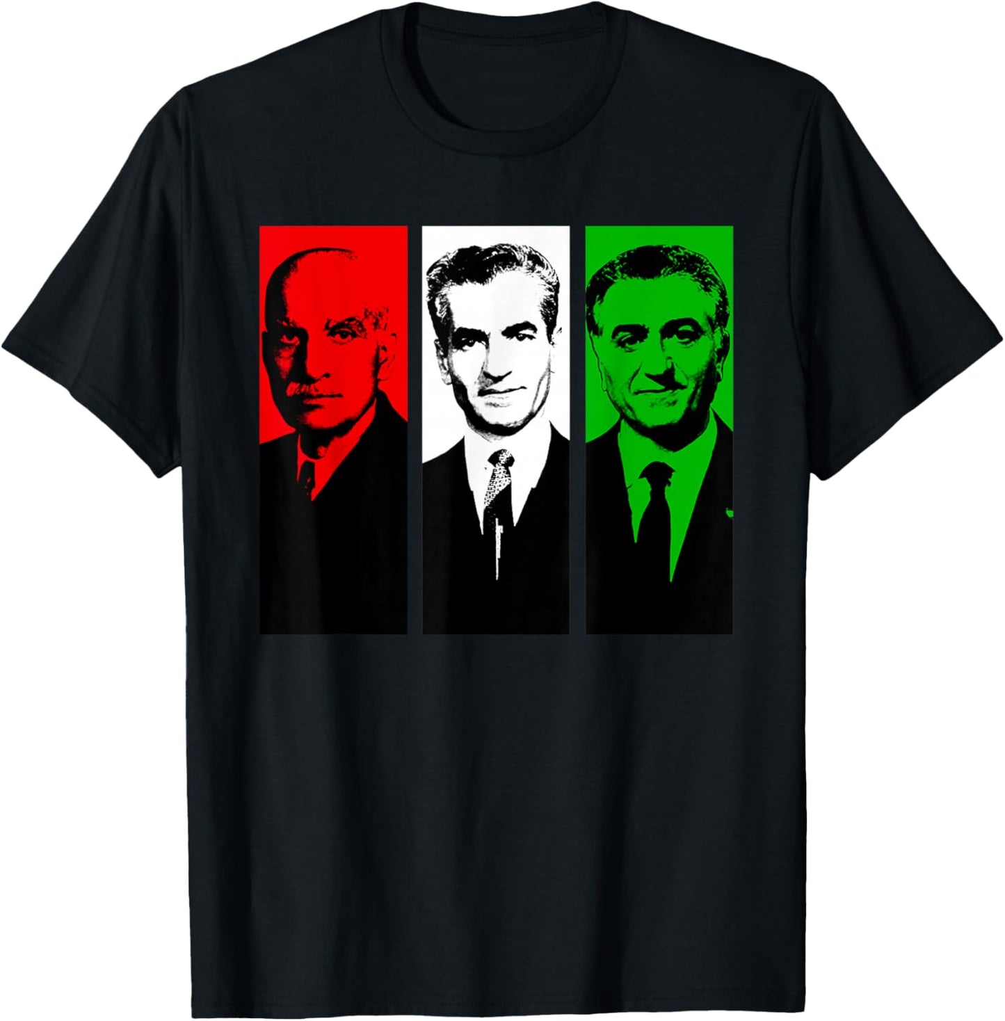 Pahlavi Kings of Iran T-Shirt - T-Shirt | Black