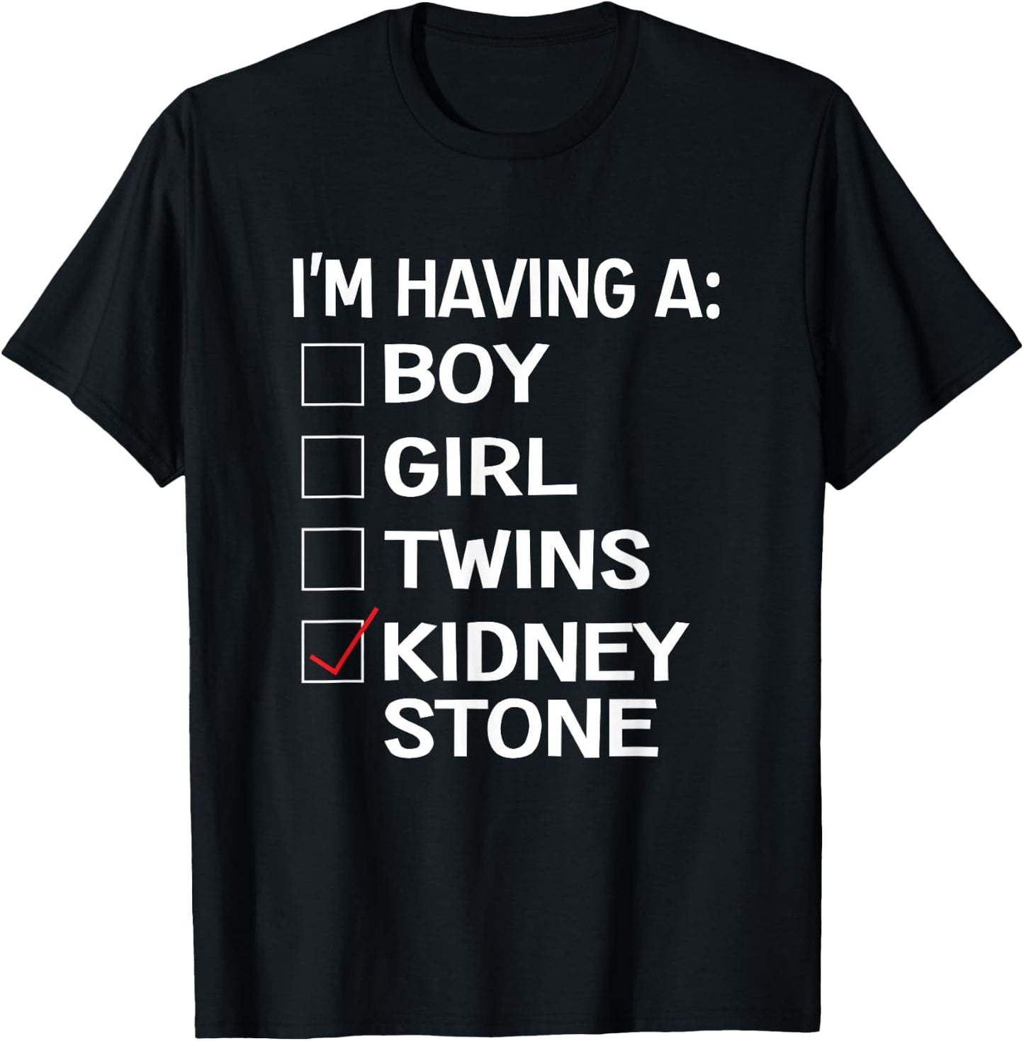 Sarcastic Kidney Stone Meme Joke Urologist Patient T-Shirt - T-Shirt | Black