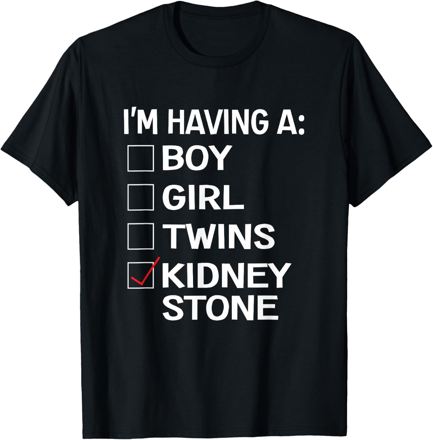 Sarcastic Kidney Stone Meme Joke Urologist Patient T-Shirt - T-Shirt | Black