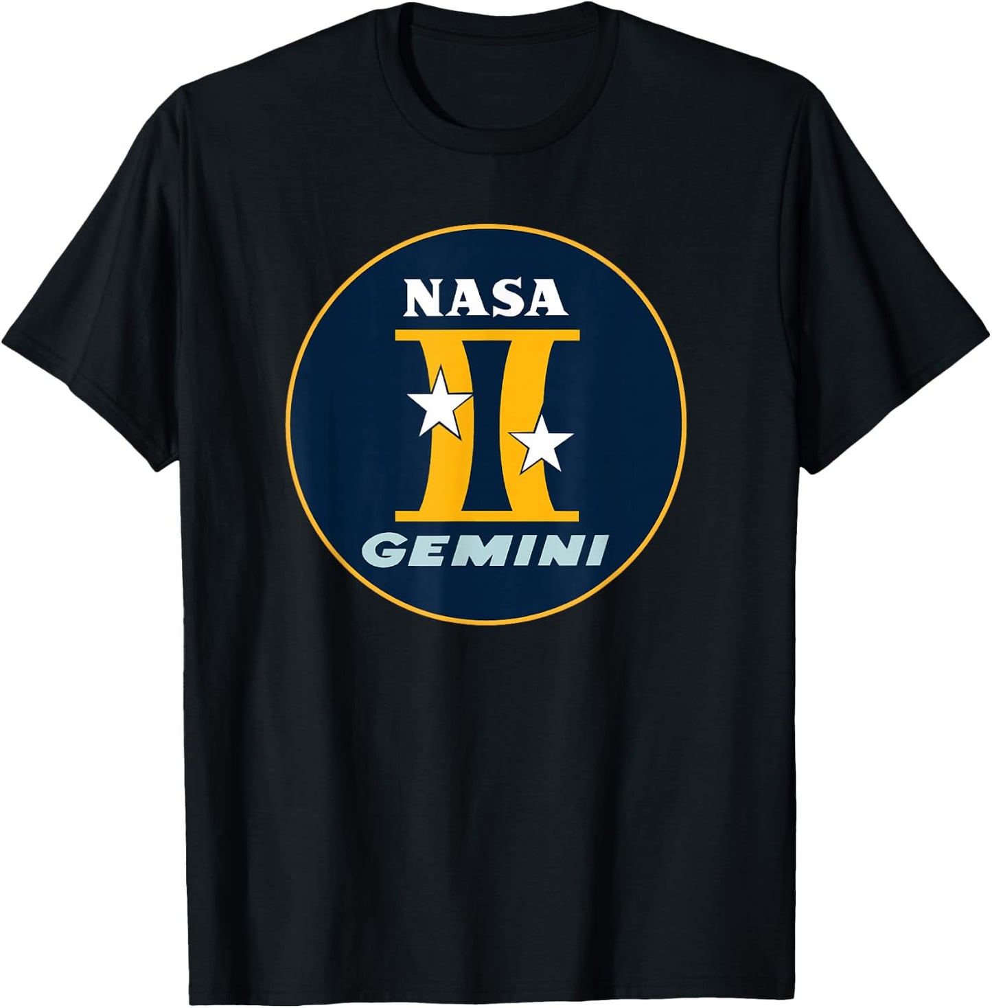 Gemini Program NASA T Shirt T-Shirt - T-Shirt | Black