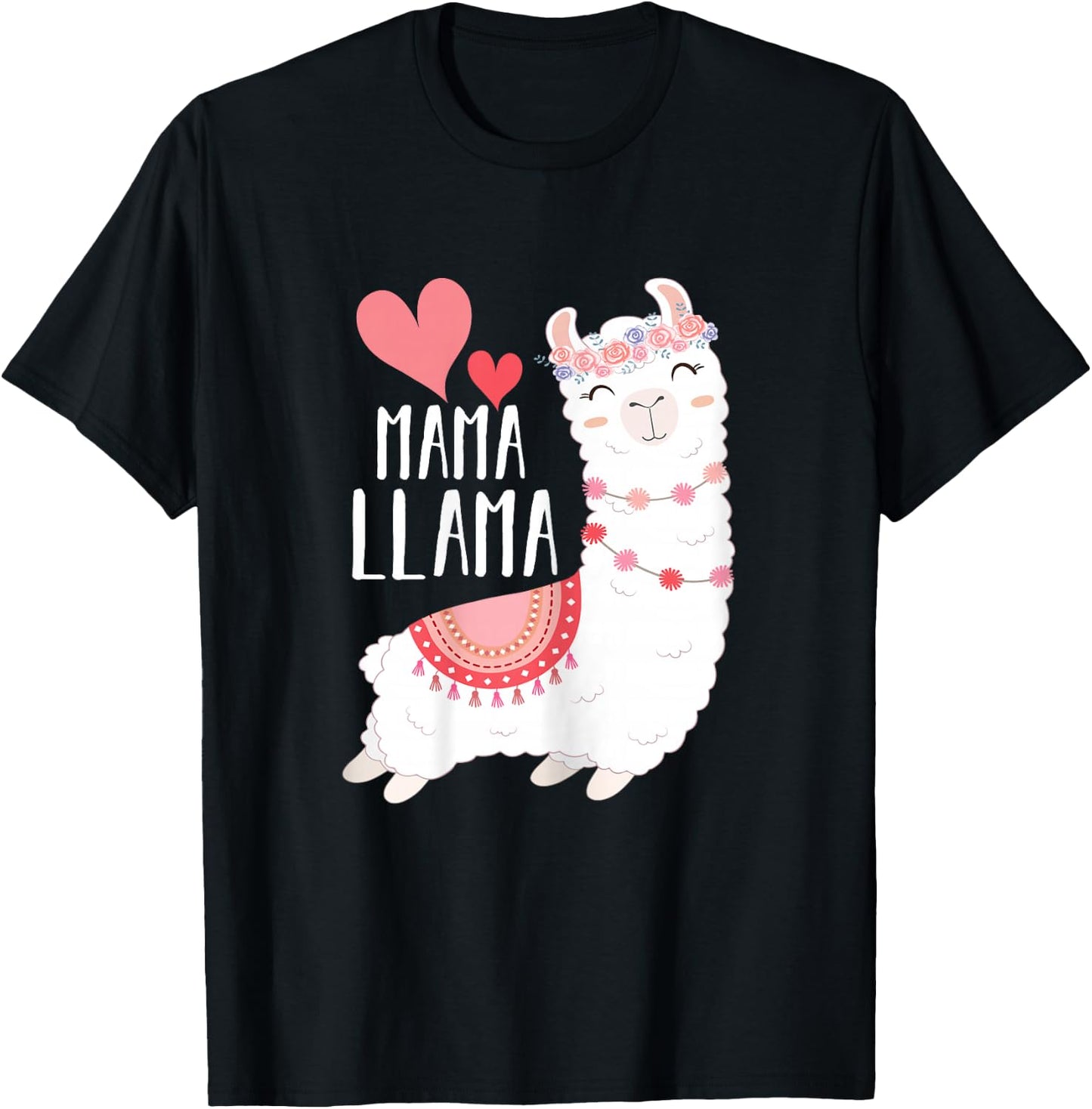 Mama Llama - Funny Mother Mom T-Shirt - T-Shirt | Black