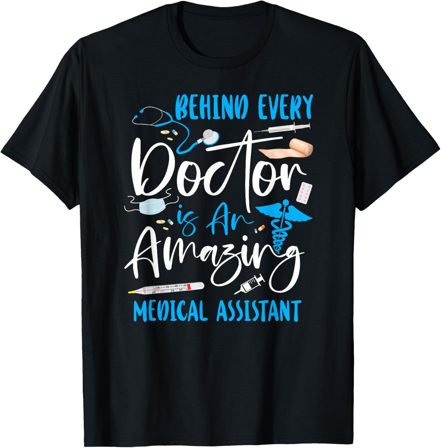 Certified Medical Assistant Doctor CMA T-Shirt - T-Shirt | Black