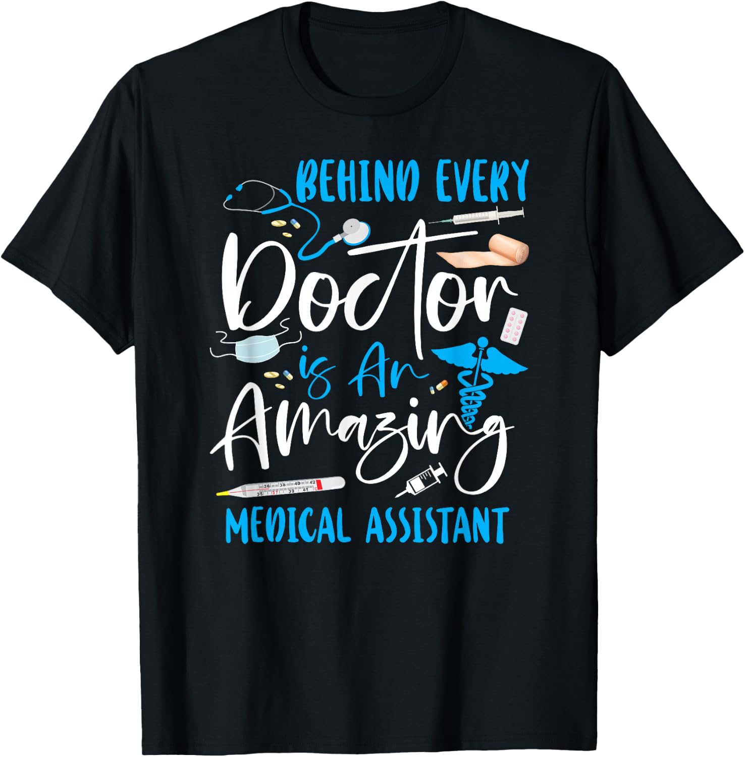 Certified Medical Assistant Doctor CMA T-Shirt - T-Shirt | Black