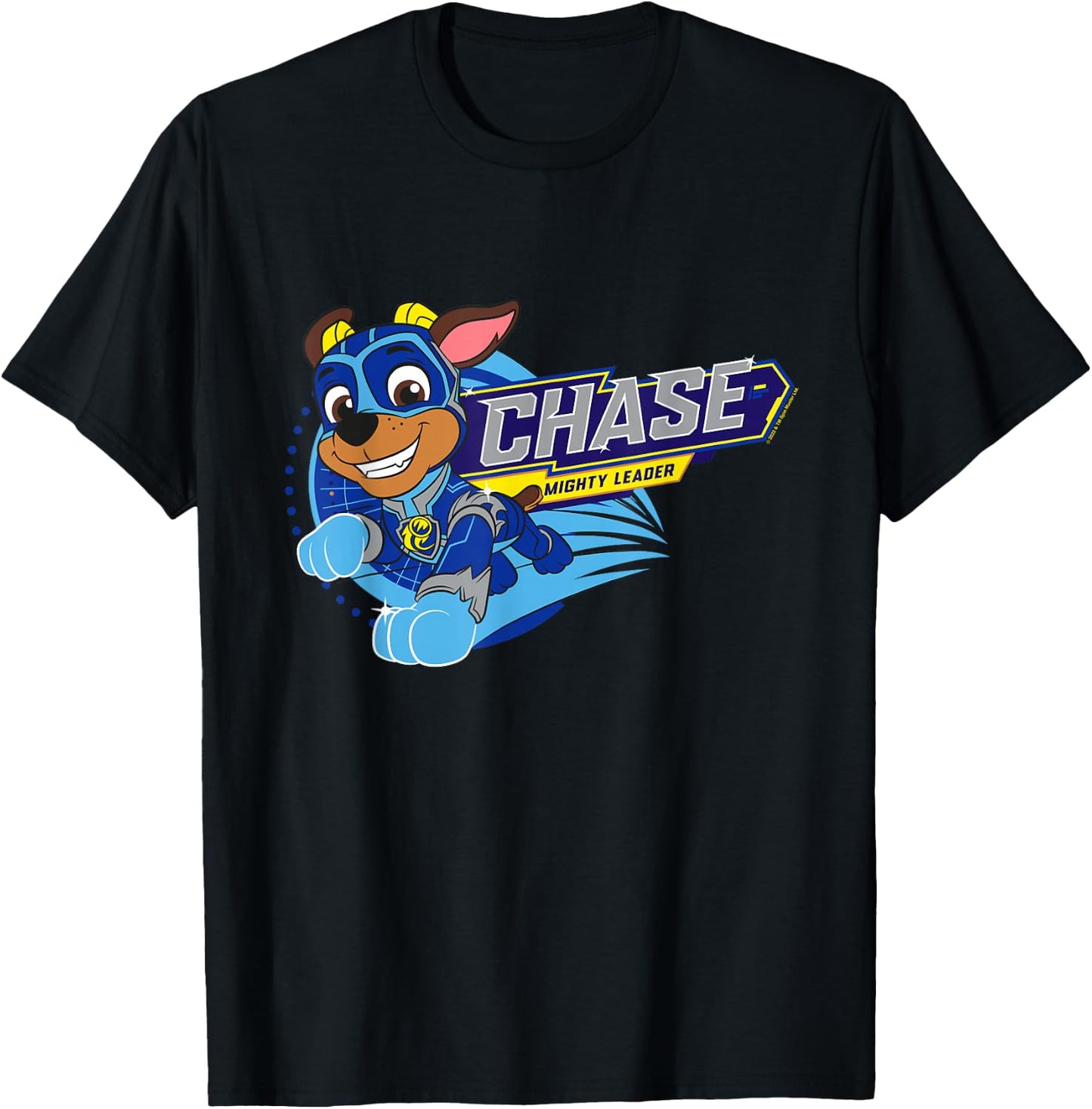 Paw Patrol Chase Mighty Leader T-Shirt - T-Shirt | Black