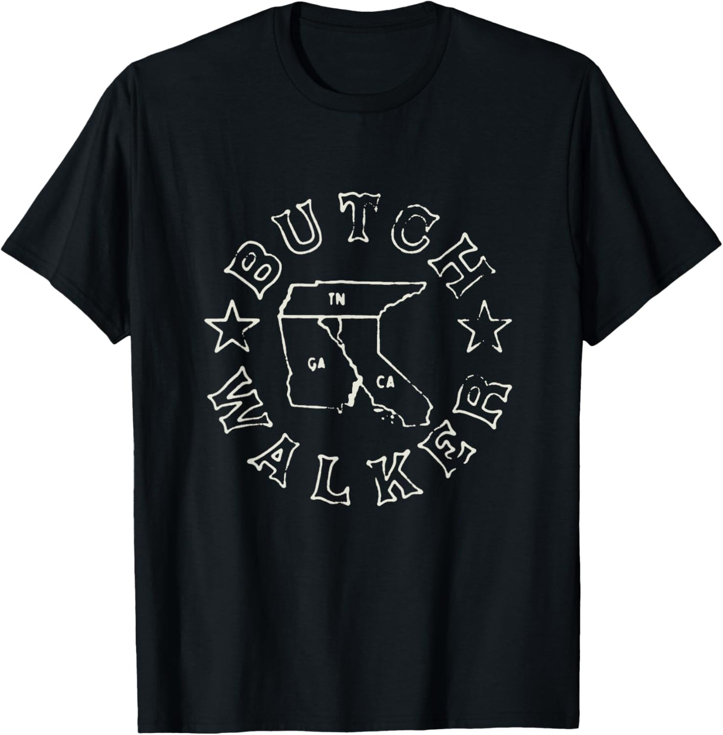 Butch Walker - States T-Shirt - T-Shirt | Black