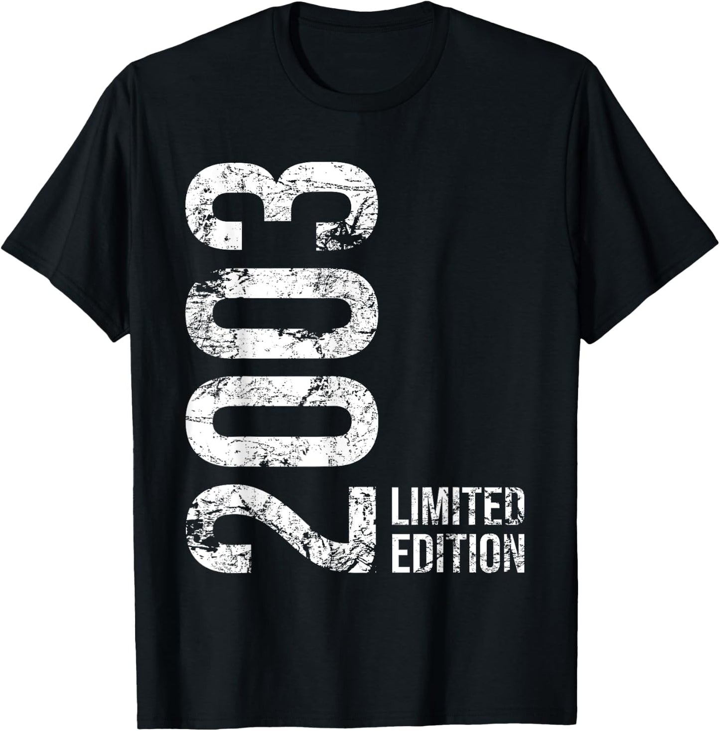 22nd Birthday 22 Years Old Man Woman Vintage 2003 T-Shirt - T-Shirt | Black