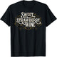 Sweet as Strawberry Wine Country T-Shirt - T-Shirt | Black
