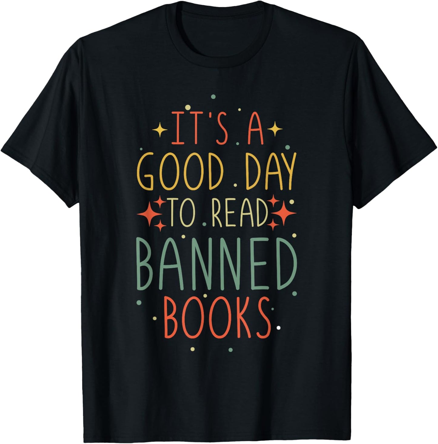 A Day To Read Banned Book Funny Book Lover Reader Read Books T-Shirt - T-Shirt | Black