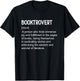 BookTrovert Book Lover Reading Nerd Definition Dictionary T-Shirt - T-Shirt | Black