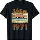 Vintage 1971 54th birthday cassette tape women B-day T-Shirt - T-Shirt | Black