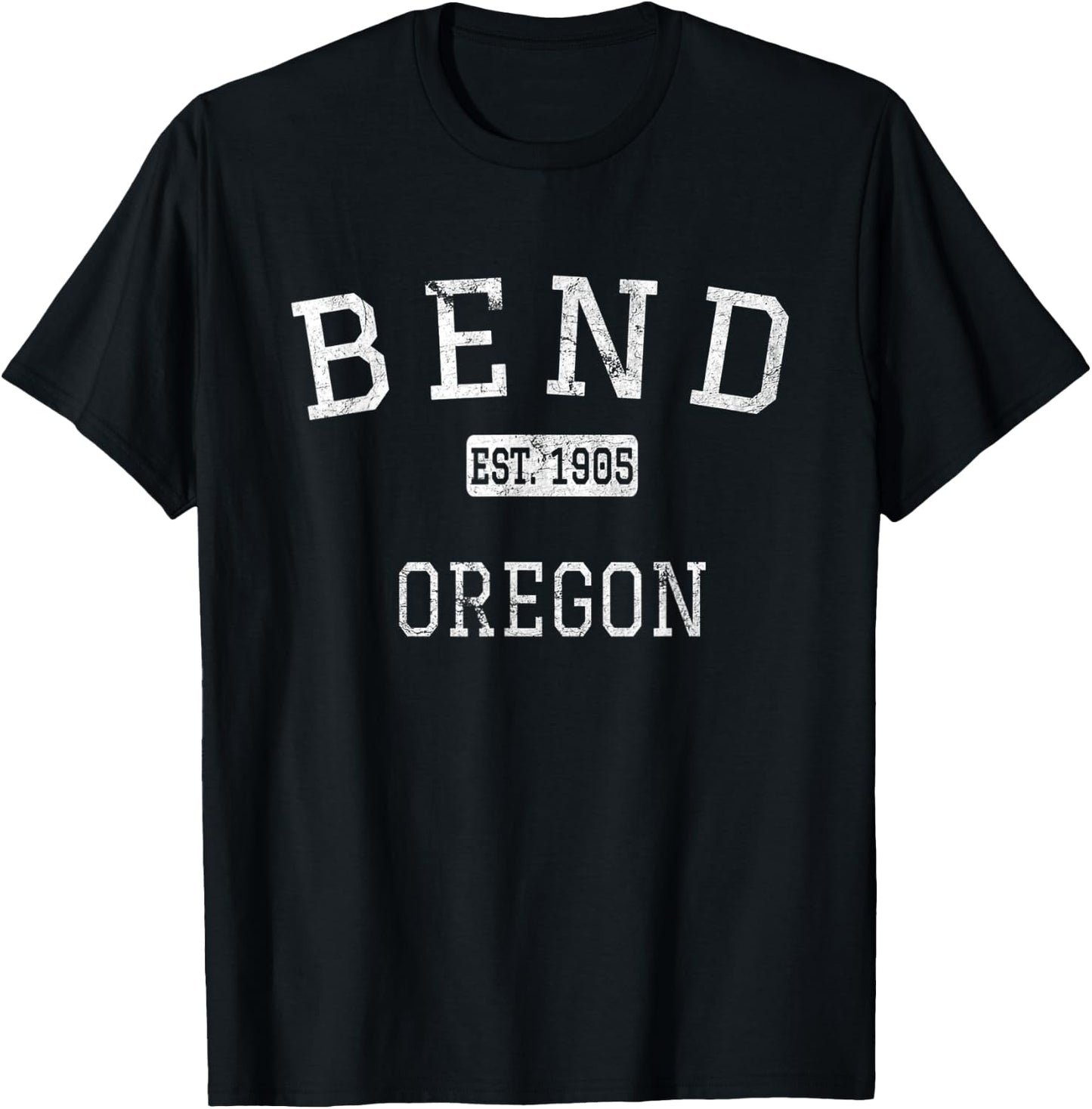 Bend Oregon OR Vintage T-Shirt - T-Shirt | Black