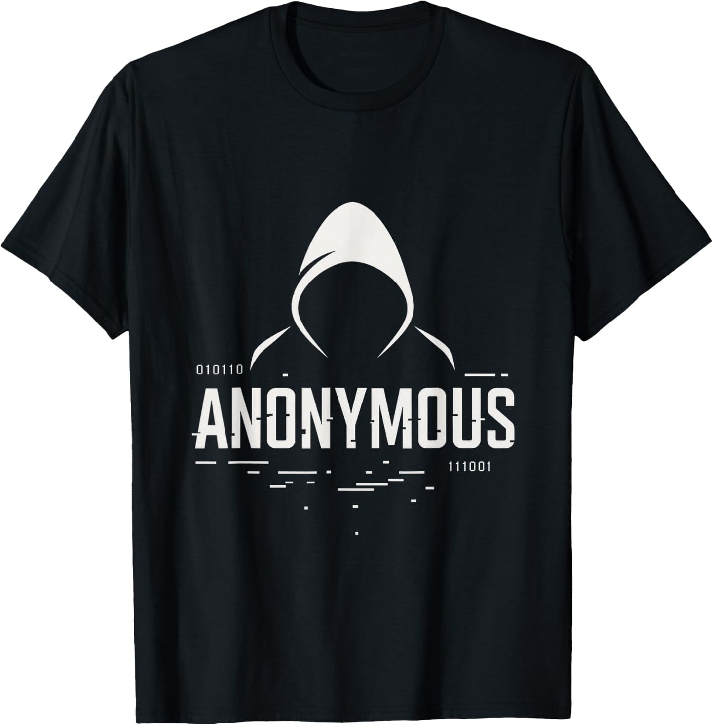 Anonymous Hacker | Cybersecurity Tech T-Shirt - T-Shirt | Black