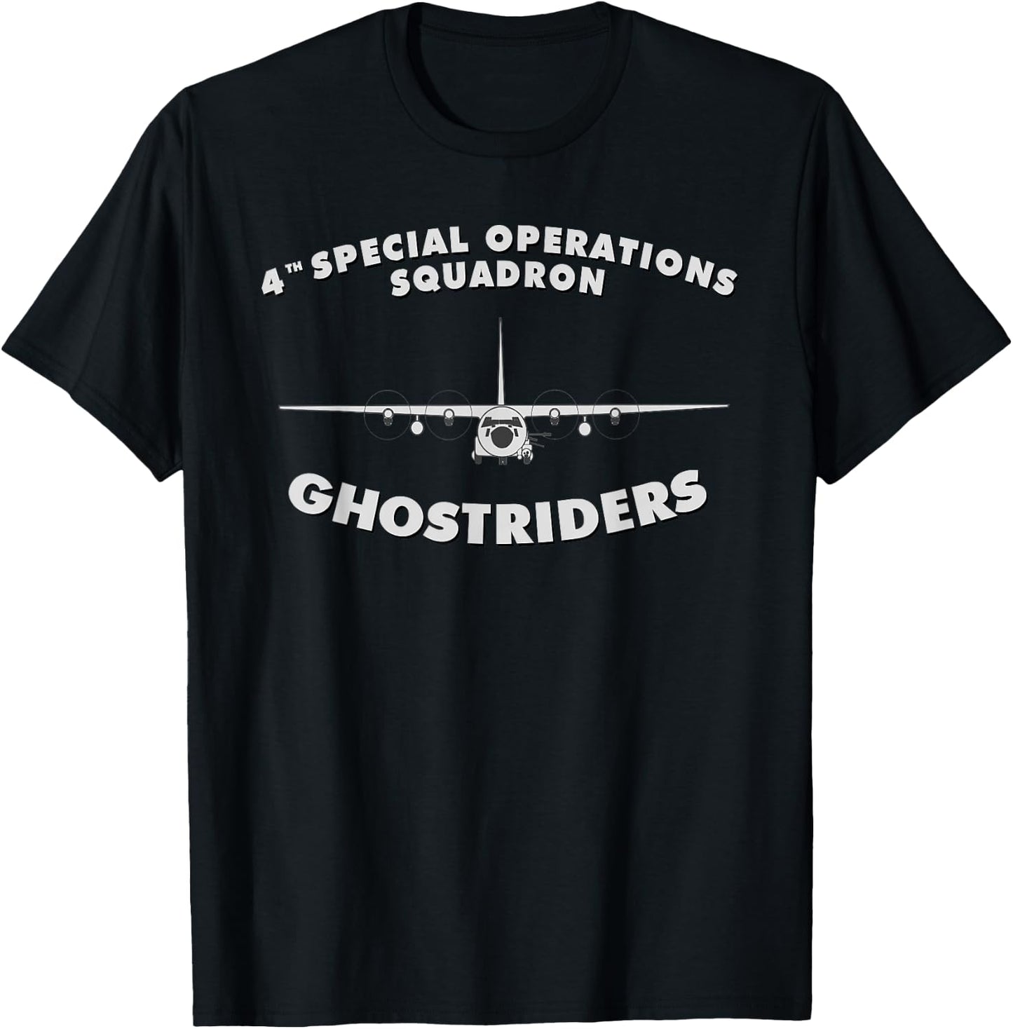 4th Special Operations Squadron AC-130 T-Shirt - T-Shirt | Black