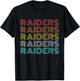 Retro Vintage Raiders T-Shirt - T-Shirt | Black