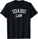 Idaho Lawyer, Attorney Bar Graduate School Law Gift T-Shirt - T-Shirt | Black