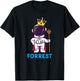 FORREST Personalized Name Astronaut Birthday King T-Shirt - T-Shirt | Black
