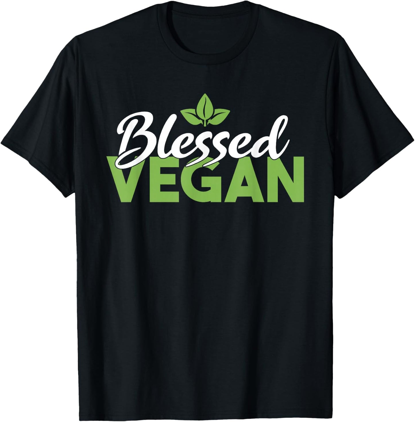 Blessed Vegan Veggie Lover Vegan T-Shirt - T-Shirt | Black