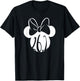 Disney Mickey And Friends Minnie Mouse Marathon 26.2 Logo T-Shirt - T-Shirt | Black